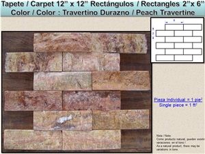 Split Face Marble and Travertine Mosaic
