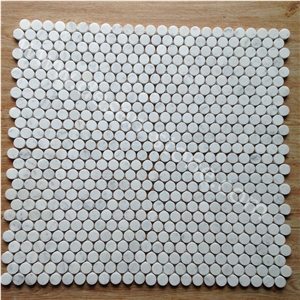 Bianco Carrara White Marble Floor/Wall Mosaic Pattern/Design Bianco Carrara White Marble Floor/Wall Mosaic Pattern/Design