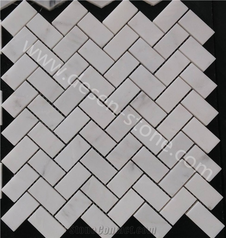 China White Marble Mosaic Pattern/Floor&Wall Mosaic Design