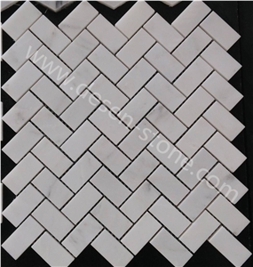 China White Marble Mosaic Pattern/Floor&Wall Mosaic Design