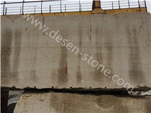 G682 Rusty Sunset Yellow Granite Stone Blocks