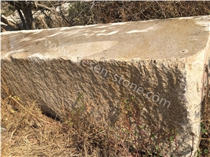 G682 Sunset Golden Rusty Yellow Granite Stone Blocks