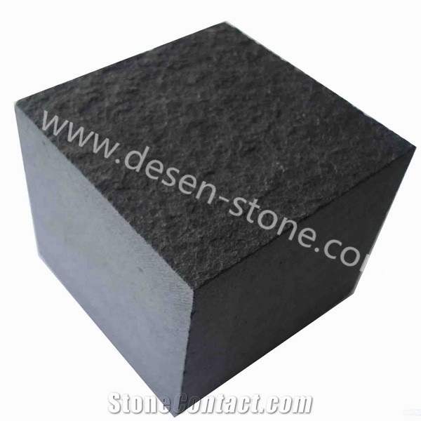 G684 Black Basalt/Granite Cobblestones/Cube Stones/Paving Stones