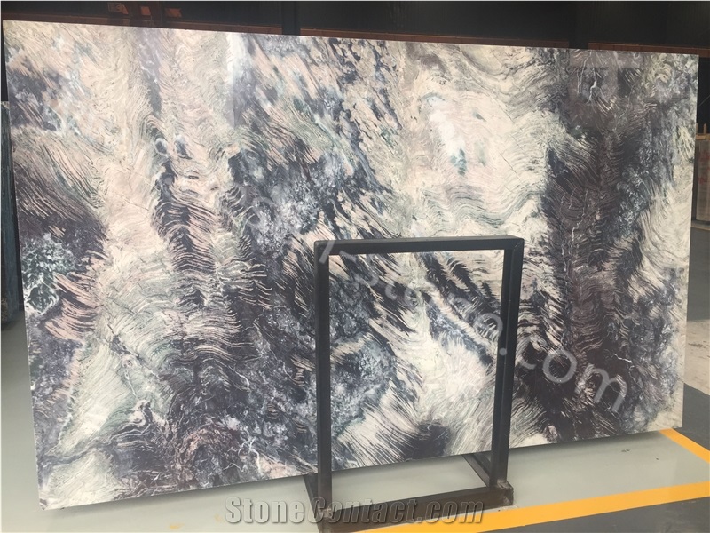 Mist Forest Marble Granite Slabs&Tiles, Mist Forest Purple Lilac/Forest Mist Dark Green/Mistly Forest/Forest Mist Granite Decoration Stone/Jumbo
