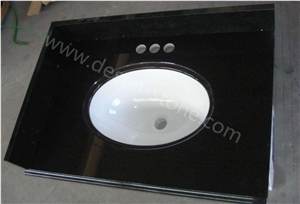 Shanxi Black Granite Bathroom Countertops/Bath&Vanity Tops