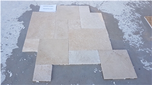 Denizli Classic Light Travertine Opus4 Pattern Tumbled