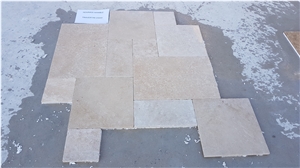 Denizli Classic Light Travertine Opus4 Pattern Tumbled