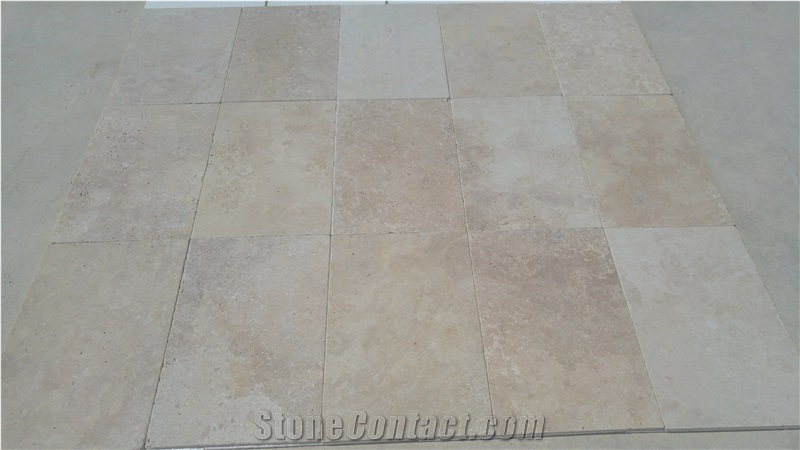 Denizli Travertine Light Mix Pattern