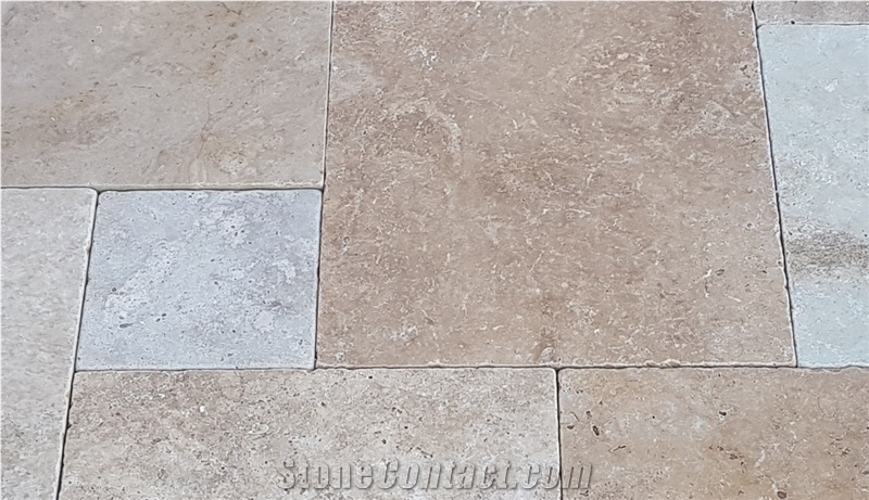 Travertine Light Mix Opus4 Tumbled