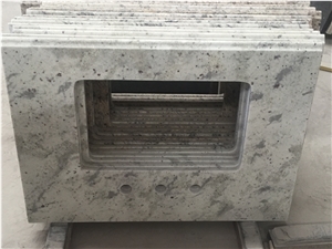 Andromeda White Granite Vanities, High End Srilanka White Granite Tops