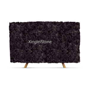 Angola Black Granite Slabs/Tiles, Antique Brown/Angola Brown/Labrador Amostra/Spectrolite Granite Big Slabs, Imported Black Granite