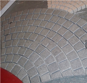 Bianco Crystal Padang White Granite Kerbstone, Grey Granite Curbstone