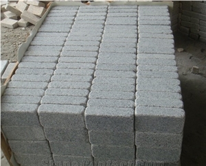 Bianco Crystal Padang White Granite Kerbstone, Grey Granite Curbstone