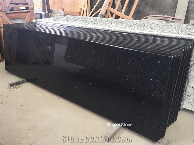 Black Galaxy Granite Countertops/Kitchen/Bar/Table Tops