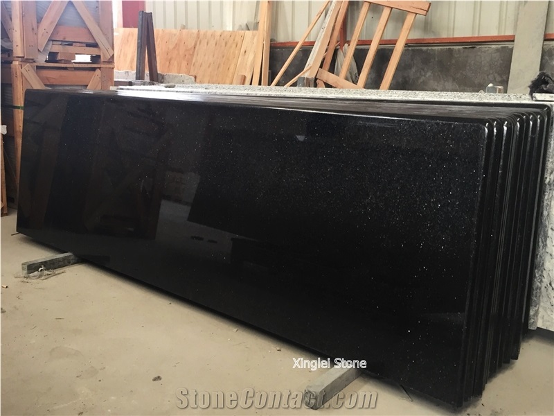 Black Galaxy Granite Countertops/Kitchen/Bar/Table Tops