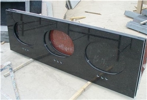 Black Galaxy Granite Tops/Kitchen Countertops/ Island Tops/Bar Tops/Prefab,India Famous/Popular Black Granite, Star/Spark Black Natural Granite Tops