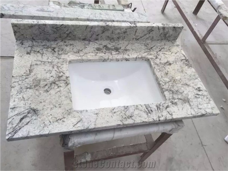 Brazil Ice Blue Granite Kitchen Countertop-Ice Blue Kitchen Top-Ice Blue Kitchen Cut to Size-Ice Bule Kitchen Island-Ice Blue Kitchen Worktop Desktop
