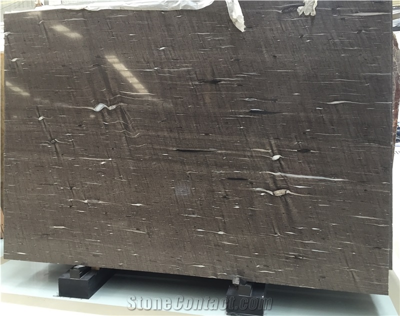 Brown Silk Quartize Slabs &Tiles-Silk Snow Grey Quartize Slabs