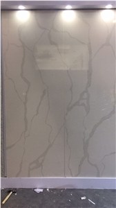 Calacatta Arabescato Quartz Kitchen Countertops/Island Tops/Chinese Popular White Quartz Stone Tops