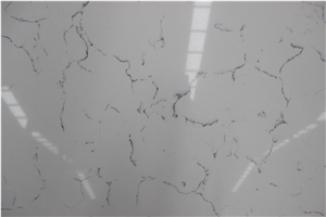 Chinese Carrara White Quartz Slabs-Carrara Quartz Tiles,Wall
