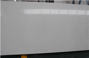 Chinese Carrara White Quartz Slabs-Chinese Carrara White Quartz Tiles-Chinese Carrara White Quartz Kitchen Countertop- Carrara White Quartz Vanity Top