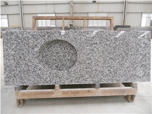 G439 Granite Bathroom Vanity Top/Bath Vanities,Countertops, Chinese Cheap White Granite for Bathroom, Chinese Big White Flower Granite Tops