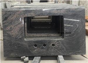 Ganges Black Granite Vanity Tops,India Cheap Black Granite Vanities