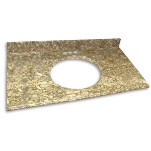 Giallo Fiorito Granite Bath/Bathroom Top/Vanity Top/Vanites,Popular Yellow/Gold/Golden Fiorito Granite, Factory for Fiorito Granite Tops,