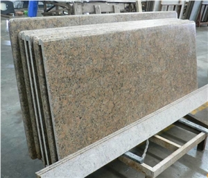 Giallo Fiorito Granite Countertops/Kitchen Countertops/Island Top/Big Jumbo Tops/Table Tops, Brazil Yellow/Gold Granite for Kitchen with Cheap Price