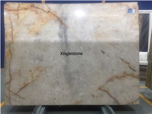Golden Sky Quartzite White Quartzite Slabs