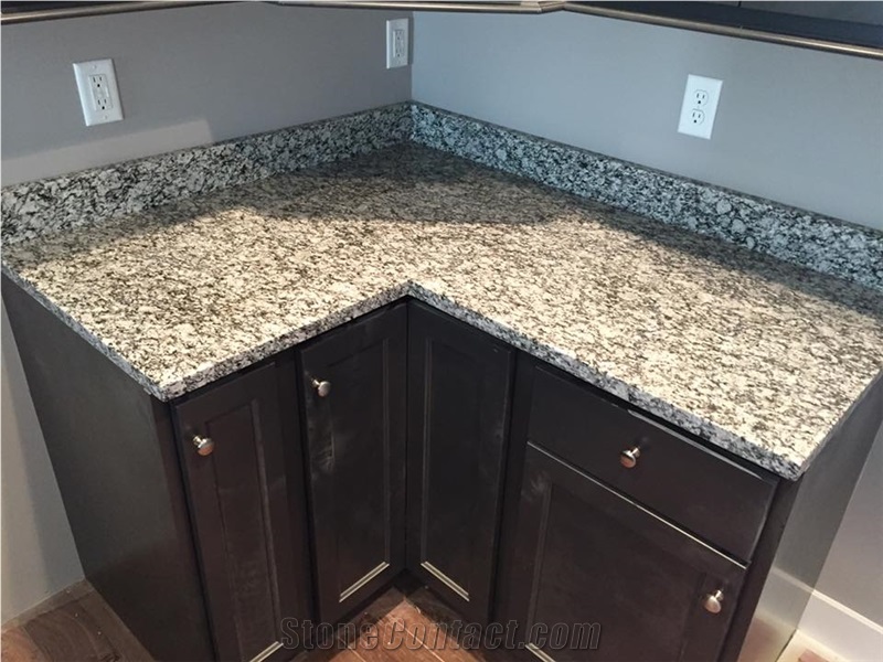 Surf White Countertops, Water Wave Vanity Tops, China Nature Granite Island & Bar Tops