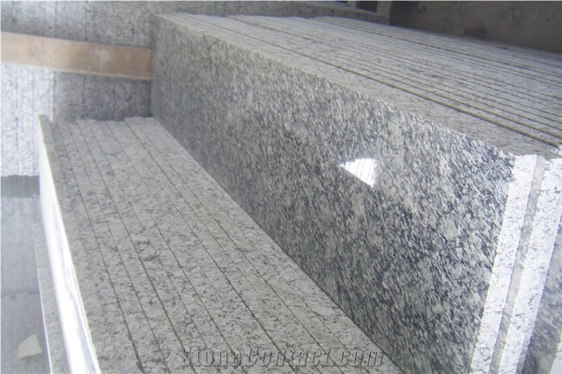 Surf White Countertops, Water Wave Vanity Tops, China Nature Granite Island & Bar Tops