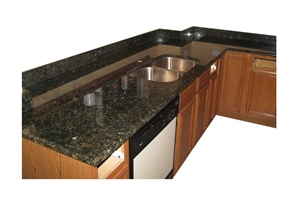 Uba Tuba Vanity Tops, Verde Bahia Granite Countertops, Verde Ubatuba Island & Bar Tops