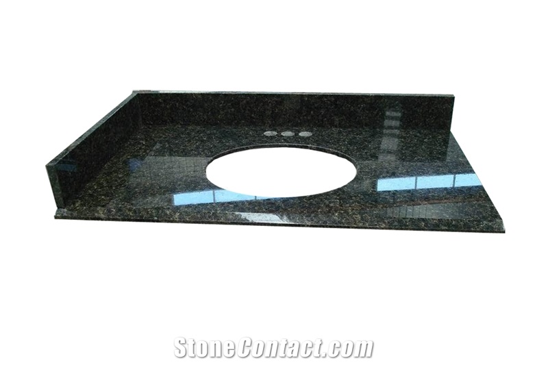 Uba Tuba Vanity Tops, Verde Bahia Granite Countertops, Verde Ubatuba Island & Bar Tops