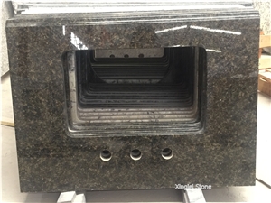 Verde Ubatuba Granite Countertops/Bath Vanity Top/Bathroom