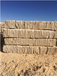Yellow California, Jaune Boujaad Yellow Limestone Block