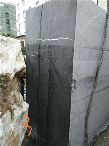 Black Marquina Block in Quarry China Top Quality
