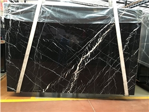 Black Marquina Block in Quarry China Top Quality