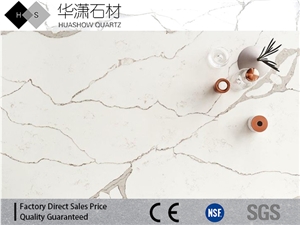 Calacatta White Quartz Series Island Top