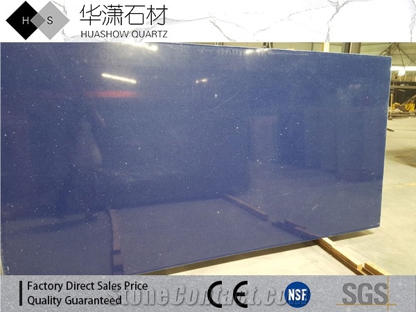 Dark&Light Crystal Series Quartz Polished Finish/Offer Free Sample