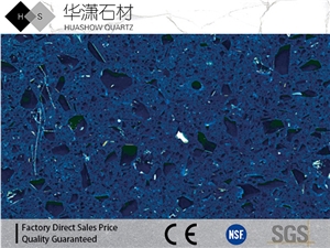Dark&Light Crystal Series Quartz Polished Finish/Offer Free Sample