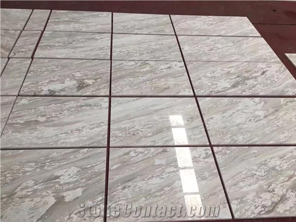 Ionia White Marble Wall Tiles Standard Size Polished Top