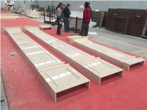 Ottoman Beige Marble Column for Hotel Polished Finished Ottoman Beige Marble Column for Hotel Polished Finished