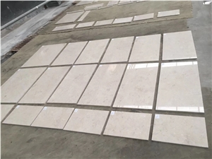 Ottoman Beige Marble Column for Hotel Polished Finished