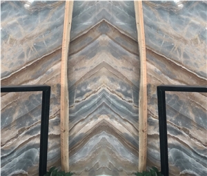 Roman Impression Marble Slab Bookmatch Pattern Chinese Material
