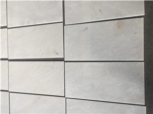 Royal White Marble 10mm Thin Tiles Polished Finish, China White Marble