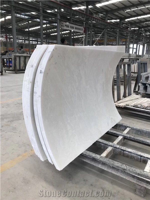 Royal White Natural Marble Column for Hotel