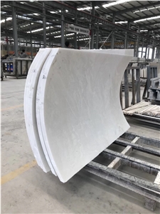 Royal White Natural Marble Column for Hotel