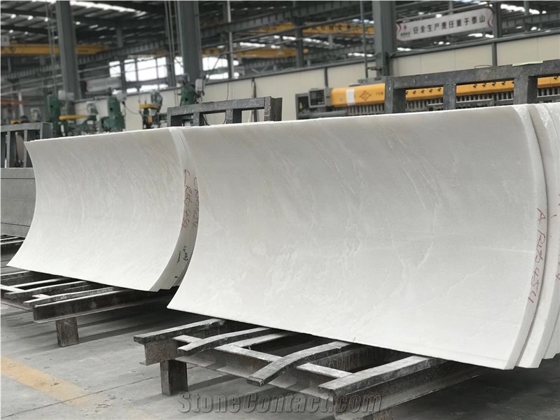 Royal White Natural Marble Column for Hotel