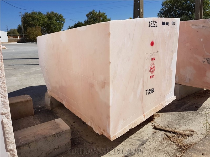 Pink Marble (Rosa), Rosa Del Rey Pink Marble Block